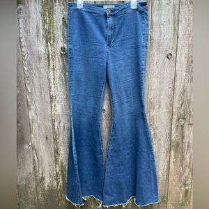 We The Free Blue Flare Jeans